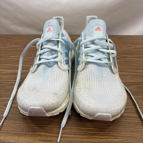 Adidas Ultraboost 20 FV8336 Running Shoes Women's Size 10.5 White Iridescent - Picture 14 of 14